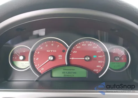 2006 Pontiac Gto from USA, damaged, VIN 6G2VX12U06L495452